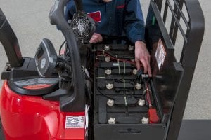 Forklift battery technology